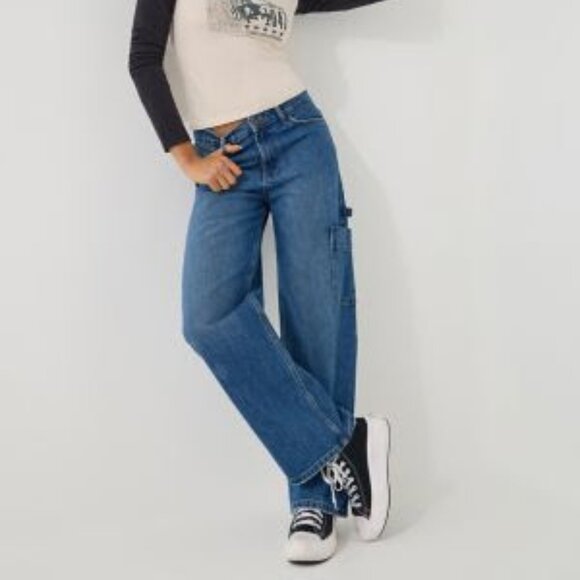 SOLD NWT Wrangler Women's Loose Fit Carpenter Jean in Denver - Picture 3 of 12